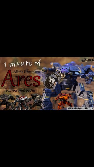 BATTLETECH #Shorts -Ω- Ares, all the Olympians (but Poseidon) in One