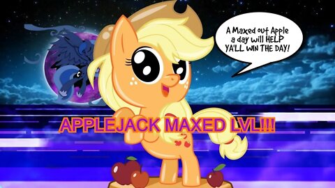 Applejack is MAX LVL!!!! / Pocket Ponies