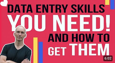 Data entry cource online /What are data entry skill