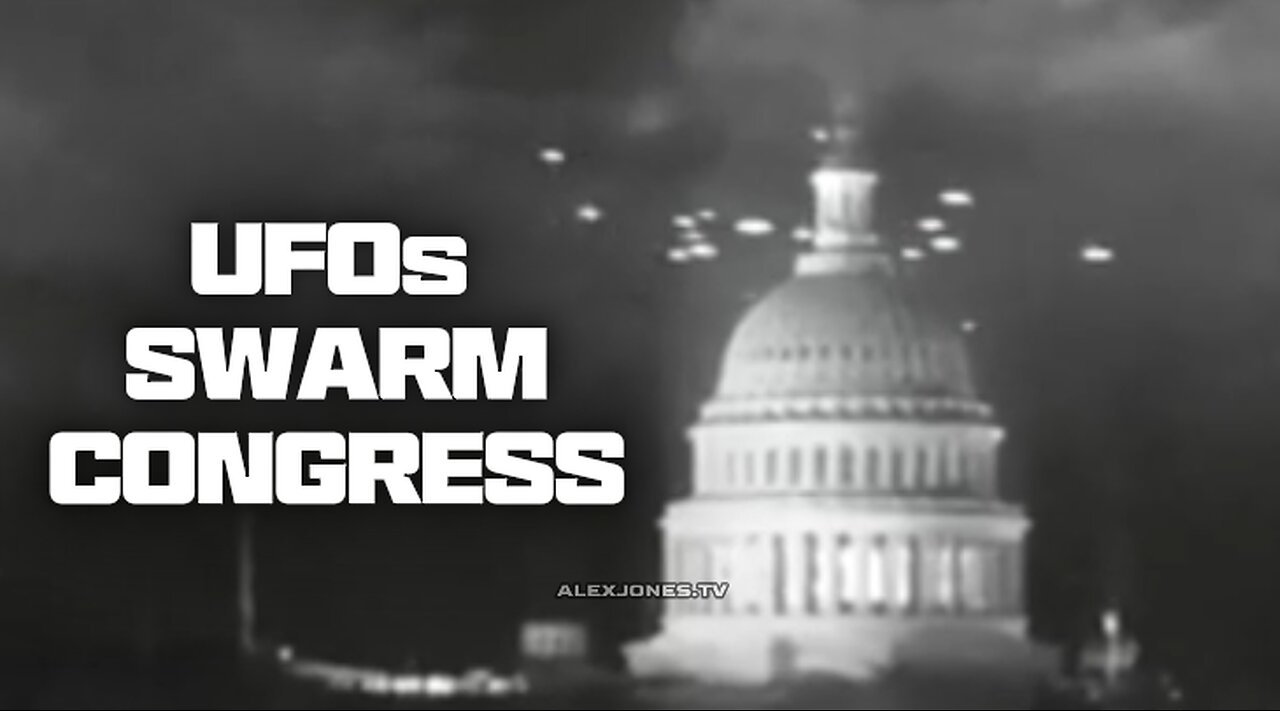 Alex Jones & Dark Journalist Review Footage of UFOs Swarming The Capitol From 1953 - 12/13/24