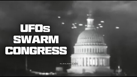 Alex Jones & Dark Journalist Review Footage of UFOs Swarming The Capitol From 1953 - 12/13/24