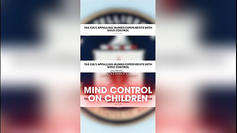 Alex Jones: The CIA Ran Mind Control Experiments on Children - 10/31/24