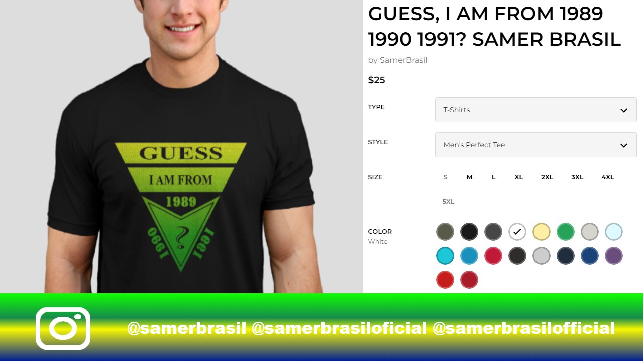 GUESS, I AM FROM 1989 1990 1991? SAMER BRASIL. @SAMERBRASIL. DESIGN BY HUMANS REVIEW #7