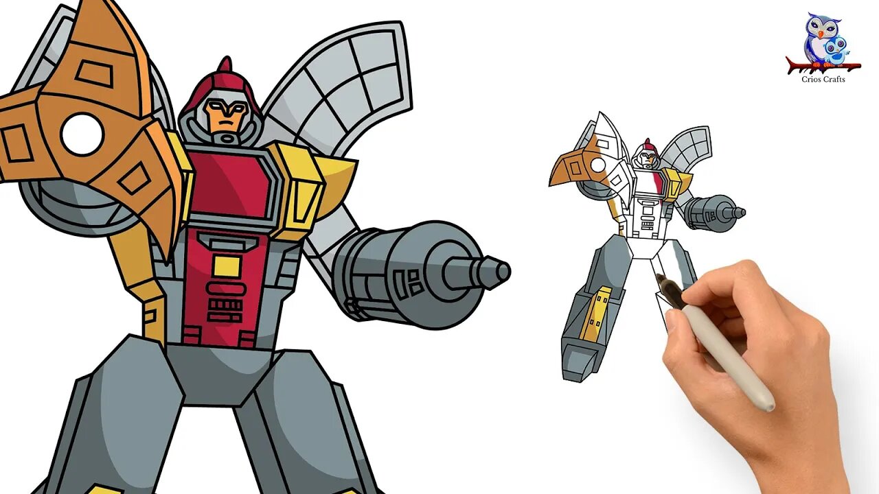 How To Draw Omega Supreme G1 - Transformers