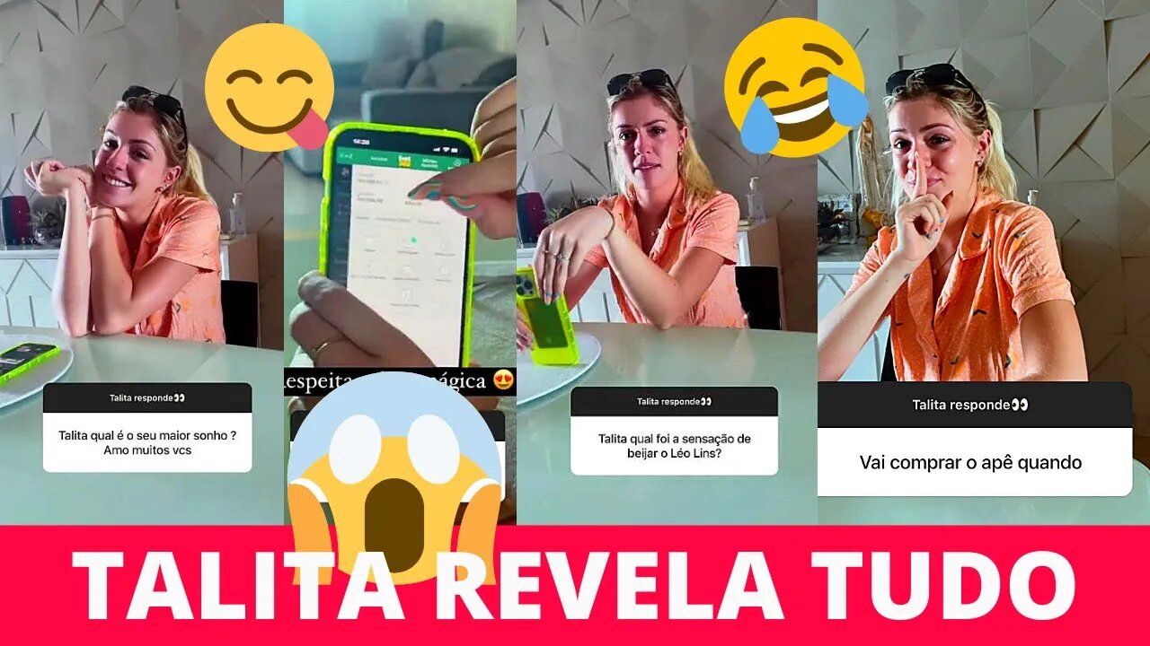 🥰🥰❤️❤️Respostas REVELADORAS de TALITA a BABAL Ninguém ESPERAVA Turma Carlinhos Maia🥰🥰❤️❤️