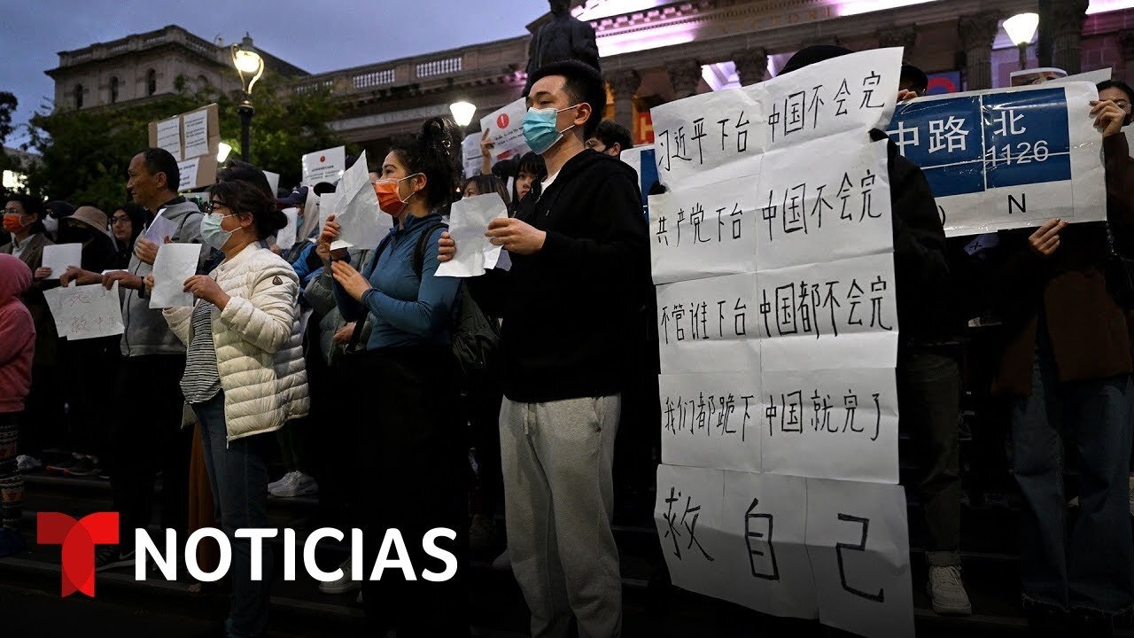 Biden supports the protesting Chinese people.