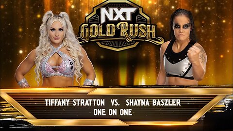 WWE 2K24 Tiffany Stratton vs Shayna baszler one one one