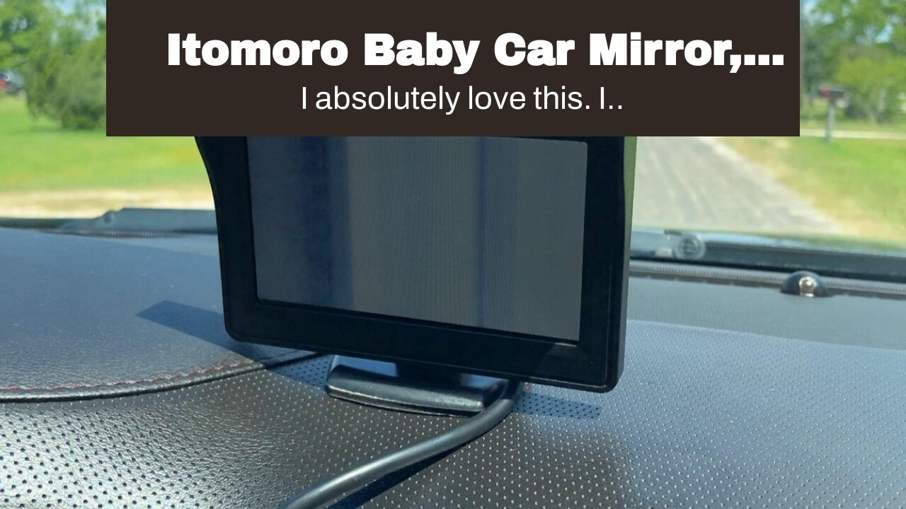 Itomoro Baby Car Mirror, View Infant in Rear Facing Seat with Wide Crystal Clear View,Camera Ai...