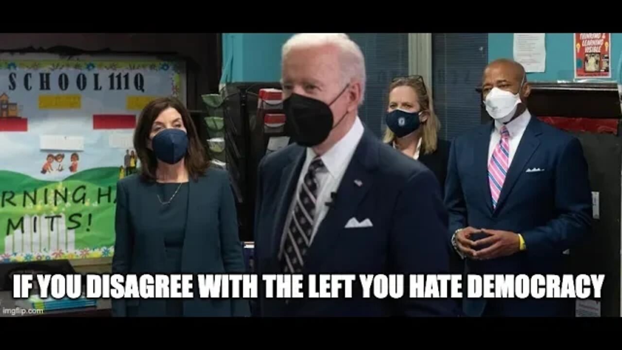 Biden “MAGA Semi Fascist”, Hochul “Leave NY”, Crist “Right Toothless Hateful ”