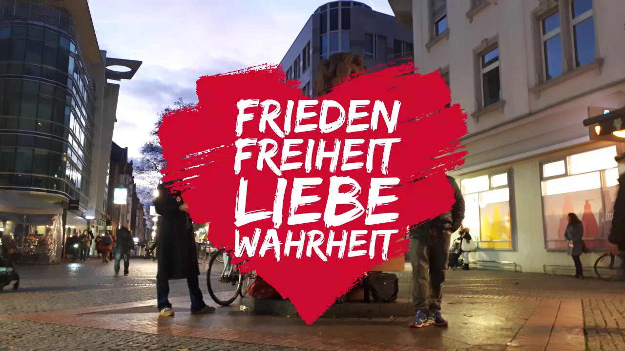 Achims Einzelkundgebung in Frankfurt - Wir sind das Licht! 30.12.2021