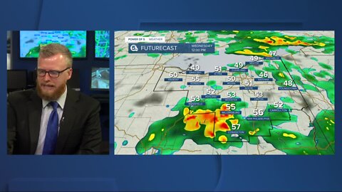 Trent Magill is tracking strong storms bringing potential for damaging wind and hail today.