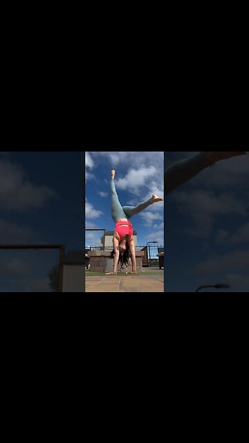 DAY 6 L Shape Legs 🙌🏼 Handstand Shapes Challenge