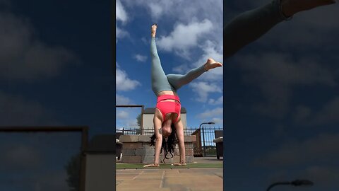 DAY 6 L Shape Legs 🙌🏼 Handstand Shapes Challenge