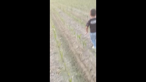 Runing with children