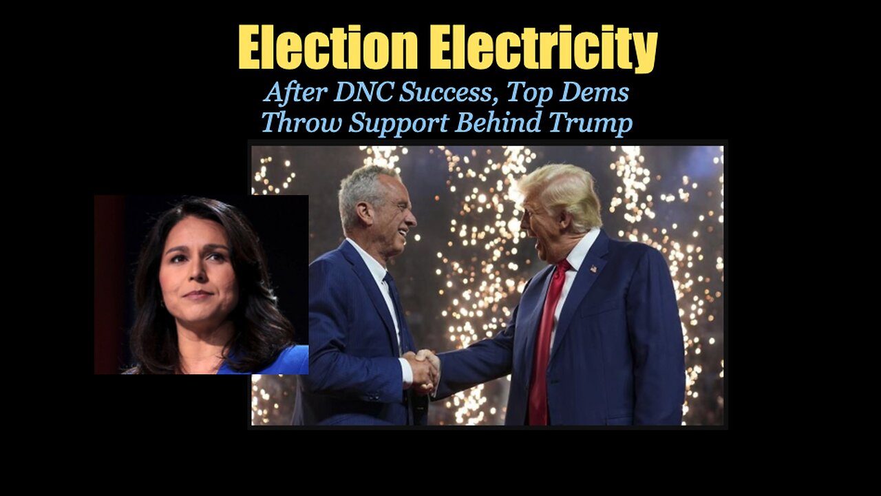 Election Electricity: Top Dems Throw Support Behind Trump