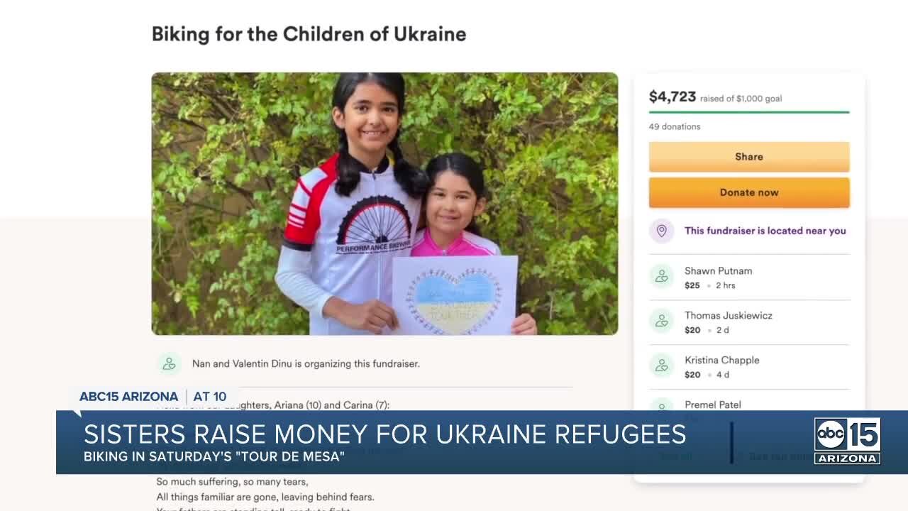 Scottsdale sisters find a way to directly help young Ukrainian refugees