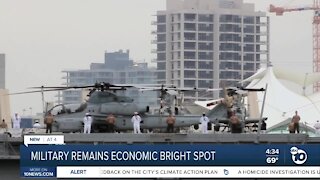 Military remains economic bright spot