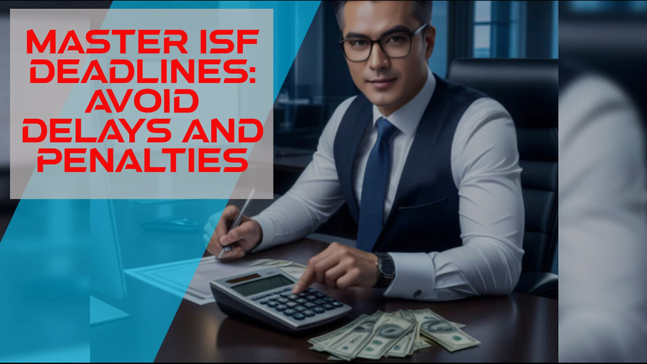 Mastering ISF Filing Deadlines: Be Proactive and Stay Ahead of Customs!