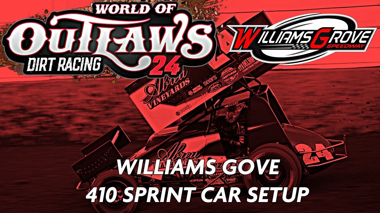 Williams Grove Custom setup for the 410 Sprints World of Outlaws Dirt Racing 24