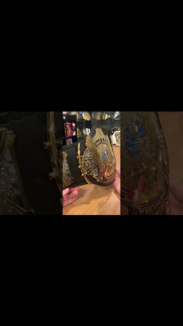 The WrestleMania 4 Winged Eagle Belt! #shorts