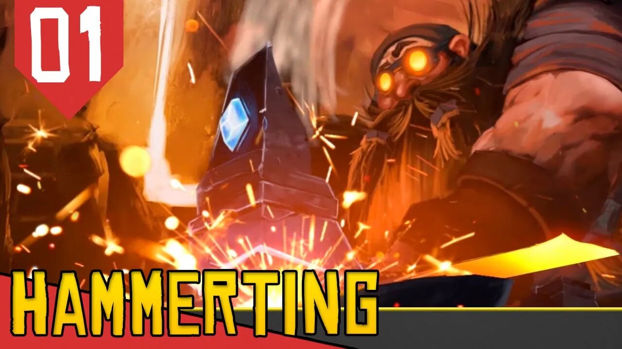 Venca a GUERRA Mítica com o Poder do STONKS dos Anões! - Hammerting #01 [Gameplay PT-BR]