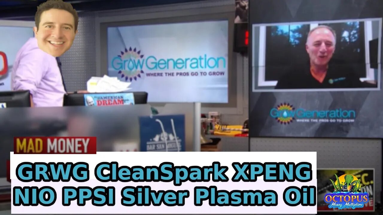 GrowGeneration Stock GRWG CleanSpark XPENG NIO PPSI Silver Plasma Oil Market Analysis