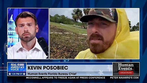 Kevin Posobiec Reports From Florida Following Hurricane Idalia’s Landfall