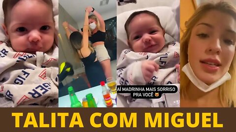 Babal e Talita e a Resenha entre Eles mostrando o Miguel que está cada Vez Mais Esperto