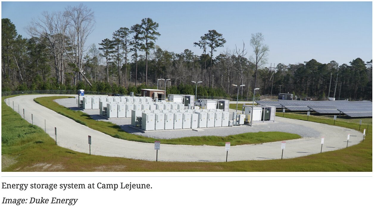 Camp Lejune goes solar