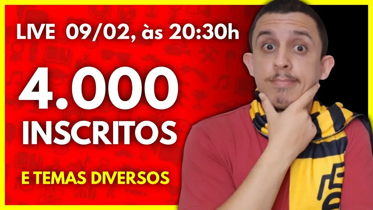 LIVE de 4.000 inscritos e TEMAS DIVERSOS! | QuintEssência