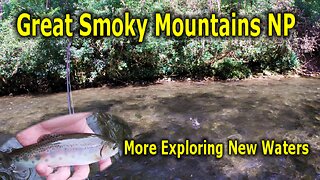 Great Smoky Mountains - More Exploring the River for Trout!