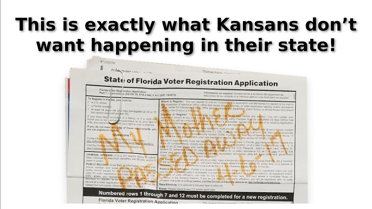 Kansas Law Stopping Out-of-State Groups Sending Filled In Mail-In Ballot Apps Ruled Unconstitutional