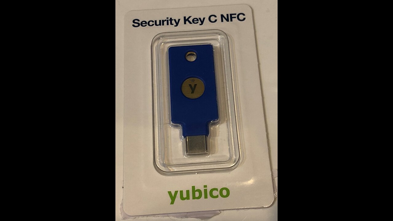 Look @ Yubico FIDO Security Key NFC Two Factor Authentication USB C NFC Works Mobile FIDO U2F FIDO2