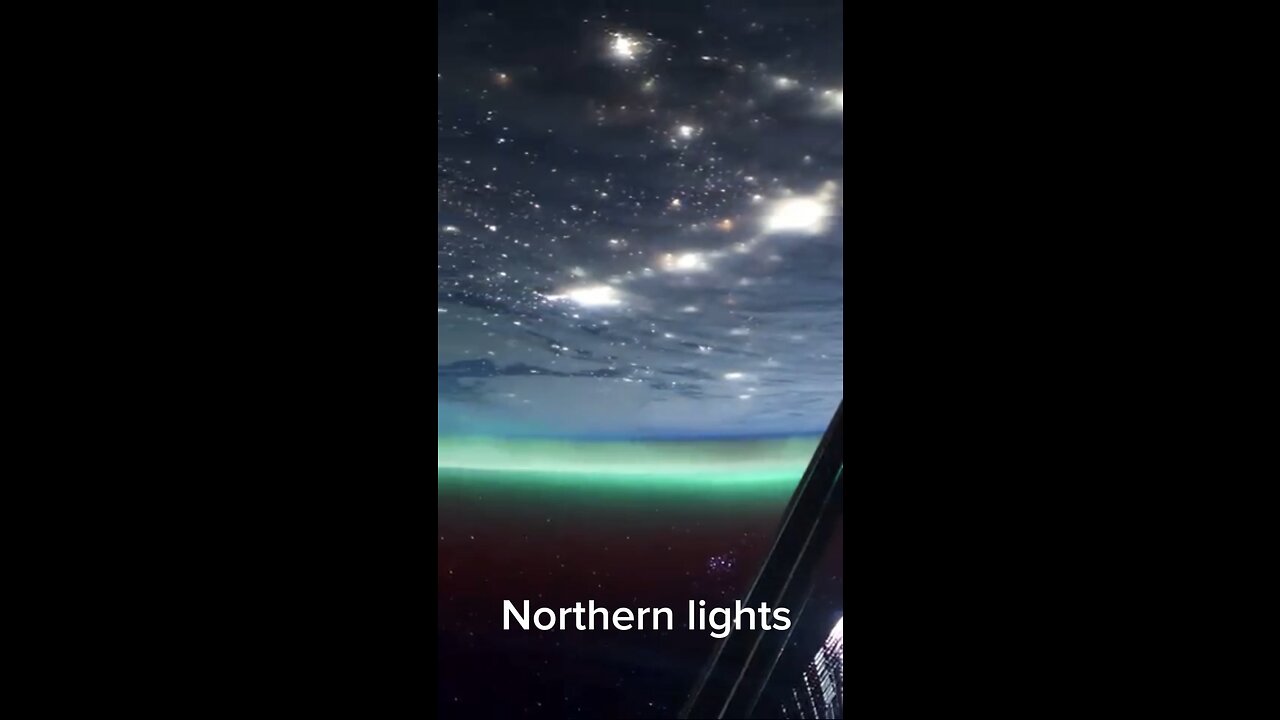 Northern lights seen from the International space station