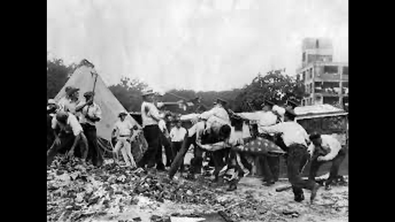 1932 VETERANS PROTEST FOR BENEFITS