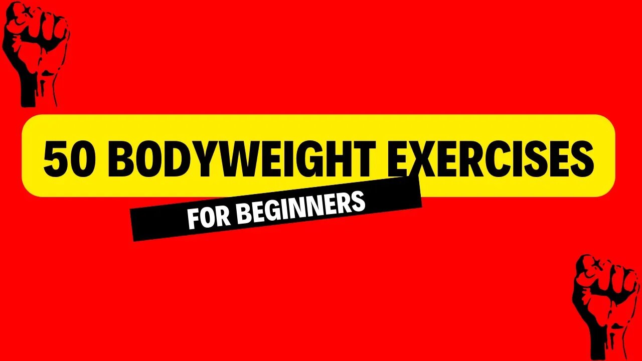 Some bodyweight exercises beginners need