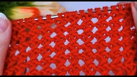 How to knitting hearts stitch simple tutorial for beginners