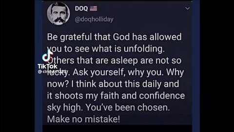 BE GRATEFUL YOU CAN SEE WHAT IS HAPPENING!