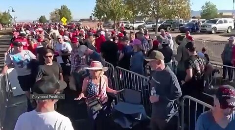 ‘We Want Our Country Back’ Thousands Show Up To Support Trump In Arizona