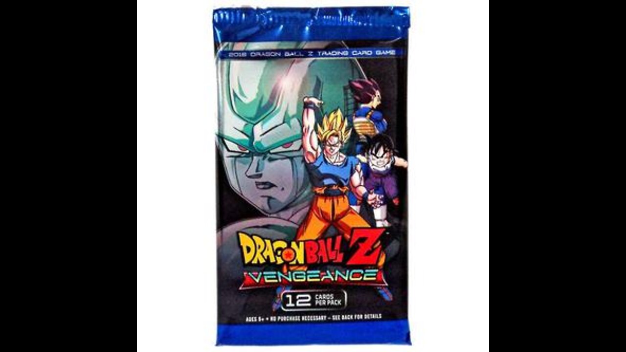 FOIL CARD - 4 pack opening of Dragon Ball Z Vengeance & Heroes Villain's packs! review