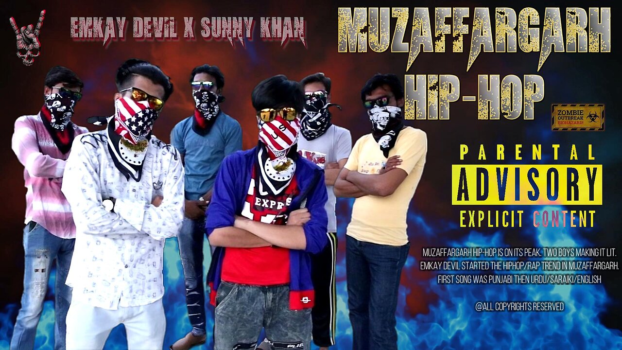 MUZAFFARGARH HIPHOP - EMKAY DEVIL & SUNNY KHAN Official Video 2021