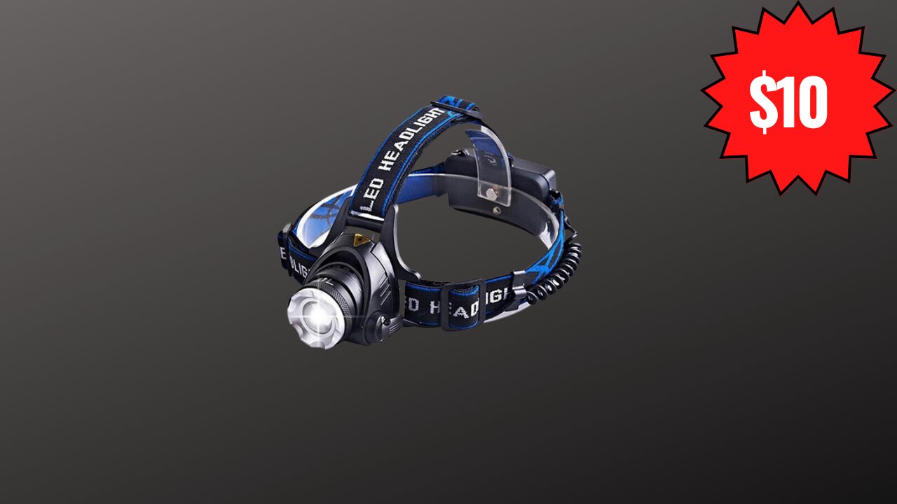 LED Headlamp Fishing Headlight T6/L2/V6