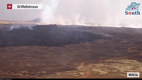 Live Coverage, Litli-Hrútur Volcano Eruption Iceland. 25/07/2023.