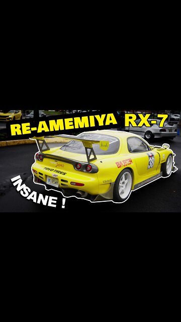 INSANE !!! RE-Amemiya RX-7 Track Car JDM Street Legends Shorts @Turn 14 Distribution @EXEDYUSA