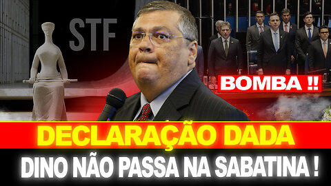 SENADOR MANDA RECADO AO BRASIL !! PT E FLAVIO DINO ACABADOS... INDICAÇÃO NÃO PASSA !