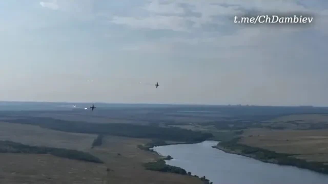 Russian Su-25 Attack Aircraft Hammering Ukrainian Positions In The Nikolaev-Krivoy Rog Direction