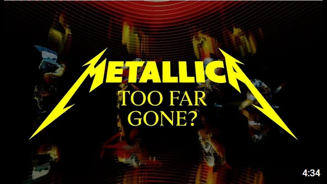 Metallica Too Far Gone? (Official Music Video)