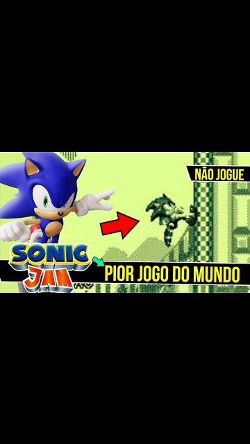 PIOR jogo do SONIC ja FEITO ?! | Sonic Jam #shorts