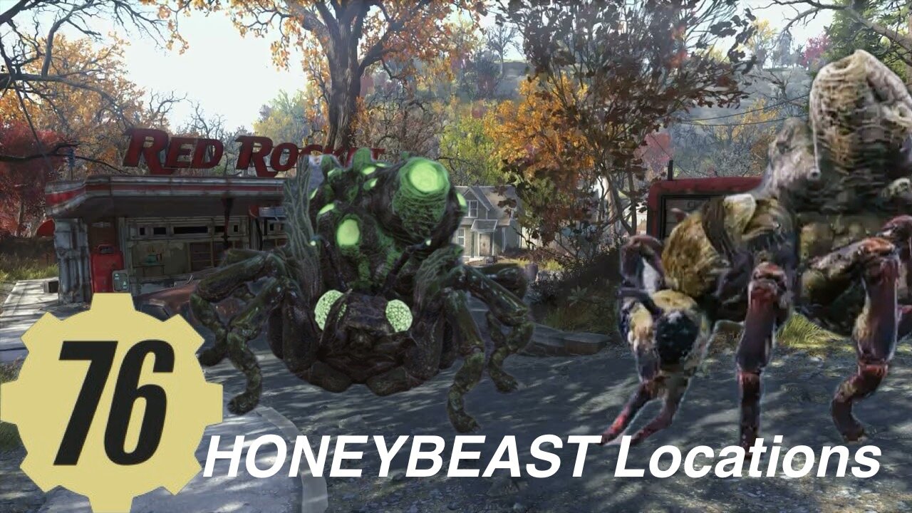 HONEY BEAST Location ,Fallout76