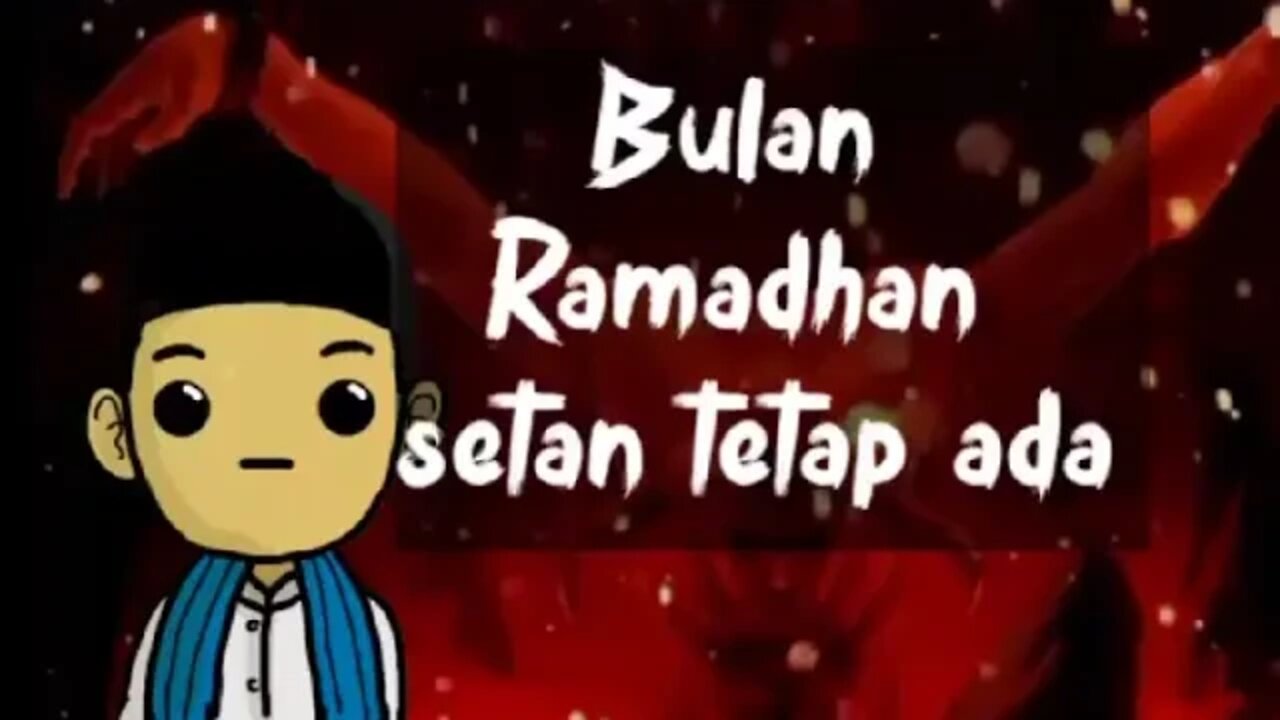 Bulan Ramadhan setan terbelenggu? Kajian UAS dakwah animasi #short